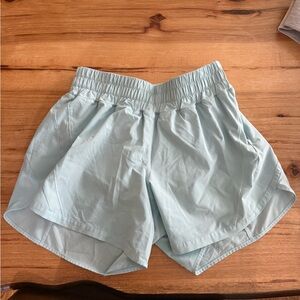 lululemon athletica Light Blue Athletic Shorts
